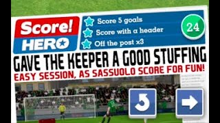 Score Hero - ADVENT HERO - Level 24 - December 2020 (3 Stars) Walkthrough