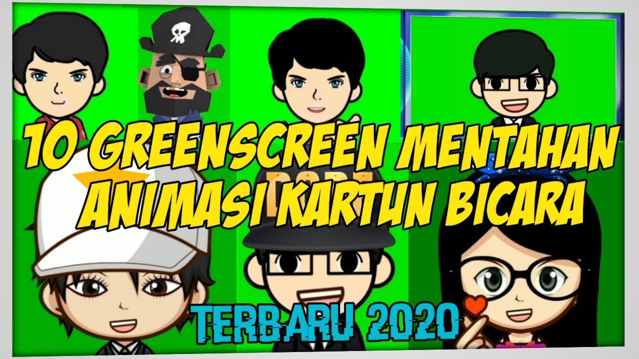 Mentahan Greenscreen Animasi  Kartun  Bicara Terbaru  2021 