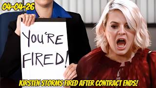 Kirsten Storms was fired after her contract on ABC General Hospital expired - Maxie will be killed