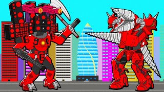 Super Upgrade Titan Speakerman 4.0 Vs Demon Drillman! Skibidi Toilets Cartoon Animation