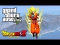 DRAGON BALL Z "SUPER SAIYAN 3 GOKU" MOD w/ NEW SPIRIT BOMB, DESTRUCTO DISC, KAMEHAMEHA! (GTA 5 Mods)