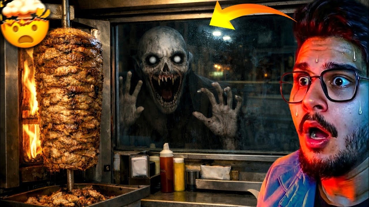 I STARTED WORKING IN THE HAUNTED SHAWARMA SHOP 😱 SHAWARMA ANOMALY 😱😱