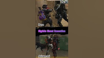 Mythic Ghost Base vs Advanced Execution #shorts  #mythicghost #codm #callofduty #gaming #best