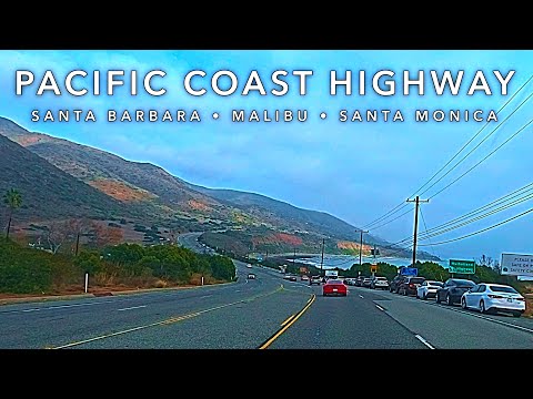 2-Hour Drive On Pacific Coast Highway - Southern California 4K