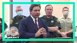 LIVE: DeSantis discusses vaccinating law enforcement in Polk County