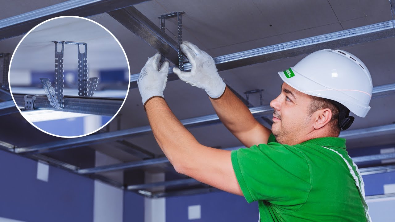 Suspended Ceiling C2-1 with Adjusting Bracket/ Окачен таван C2-1 с Директен окачвач