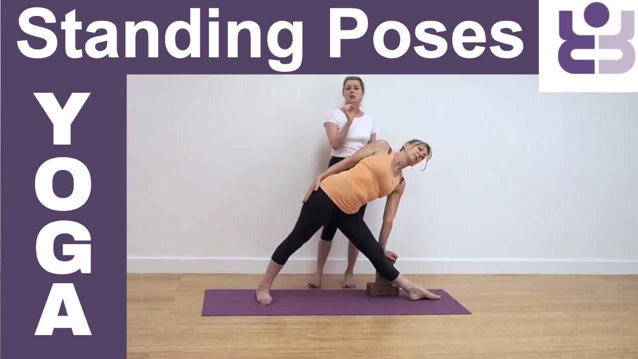 Triangle Pose Youtube Triangle Pose Youtube