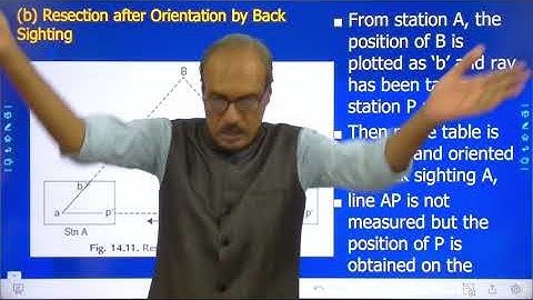 Surveying U6-L4 Method of Orientation for Plane Table Surveying
