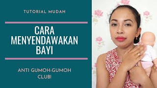 Cara Menyendawakan Bayi Setelah Menyusu