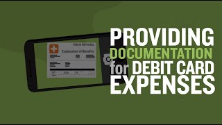 Providing Documentation for Debit Card Expenses