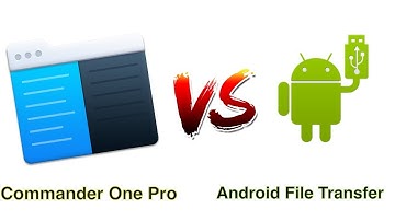 Commander One  Pro an alternative to Android File Transfer (for Mac)