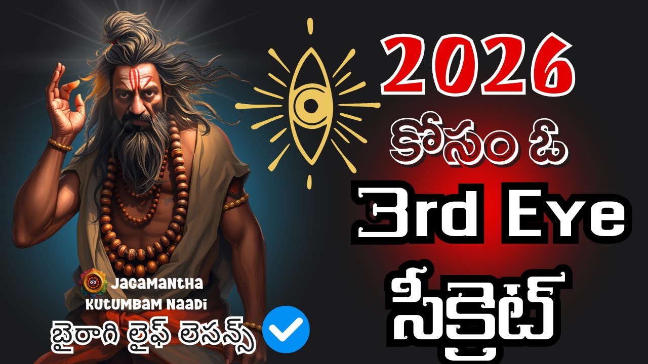 2026 SUCCESS: 3rd Eye Activation Secret 🕉️ 5000 ఏళ్ళ DMT Pineal Spirit Molecule #sanatanadharma