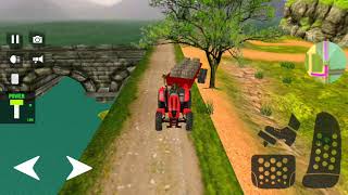 Real Tractor Trolley Cargo Framing Simulator Game 🚜💥 - Tractor Game - Android Gameplay screenshot 5