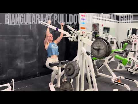 Biangular Lat Pulldown Machine Neutral Grip