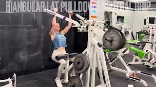 Biangular Lat Pulldown Machine Neutral Grip