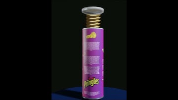 Pringles - Animación 3D #3danimation #blendergameengine #3dcompositing #animation #blender