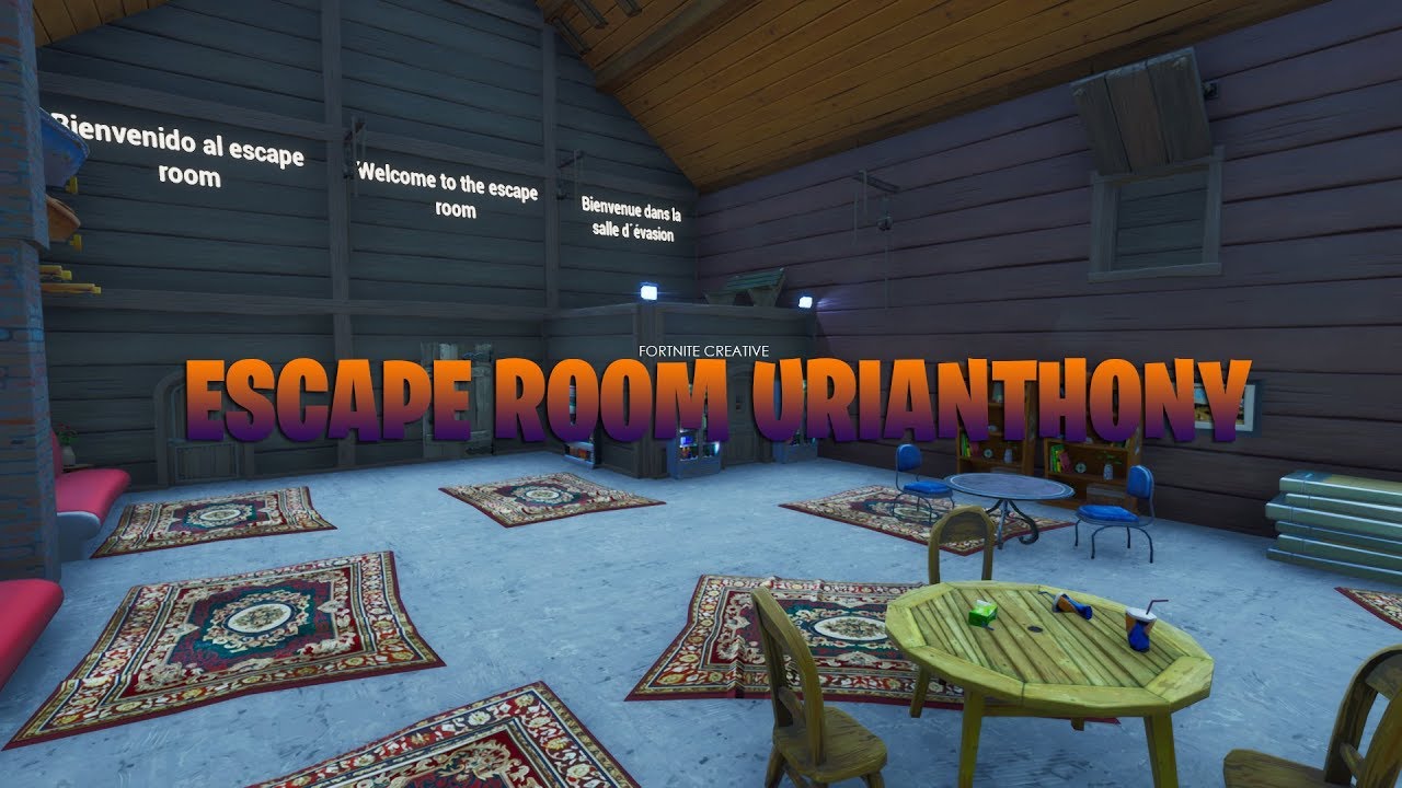 Escape Room Urianthony Urianthony Fortnite Creative Map Code