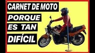 Porque es tan Dificil el Carnet de Moto