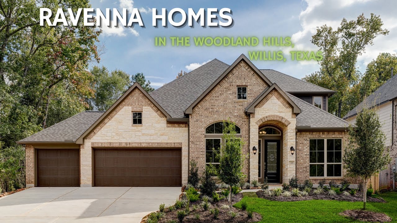 Ravenna Homes New Construction in The Woodland Hills 3,770 SF