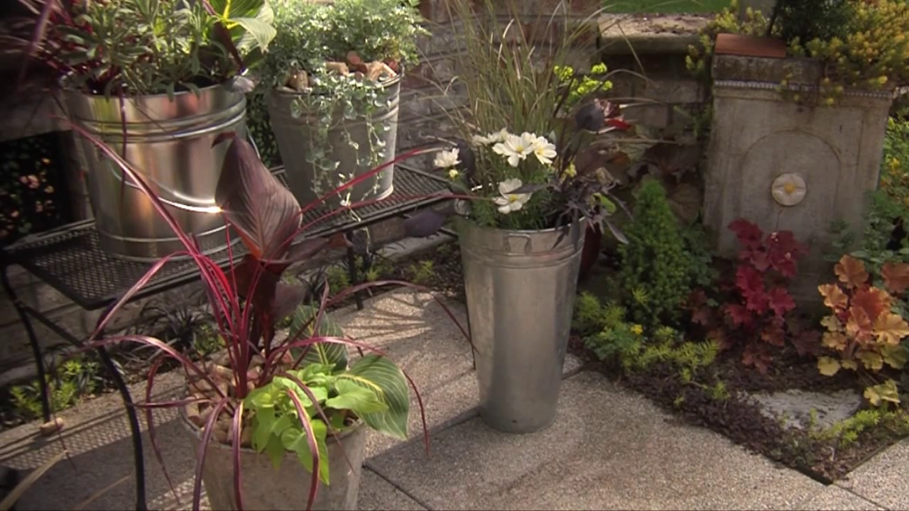 DIY Galvanized Metal Tub Shelves for the Garden - Shop at Blu