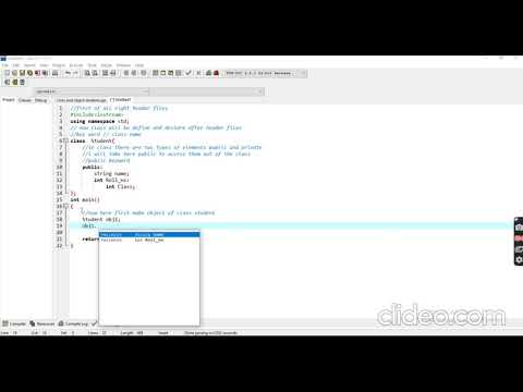 C++/cpp code of Student info using Class and Object