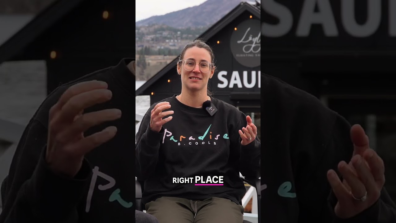 From Tasmania to Kelowna: Our Floating Sauna Dream #shorts
