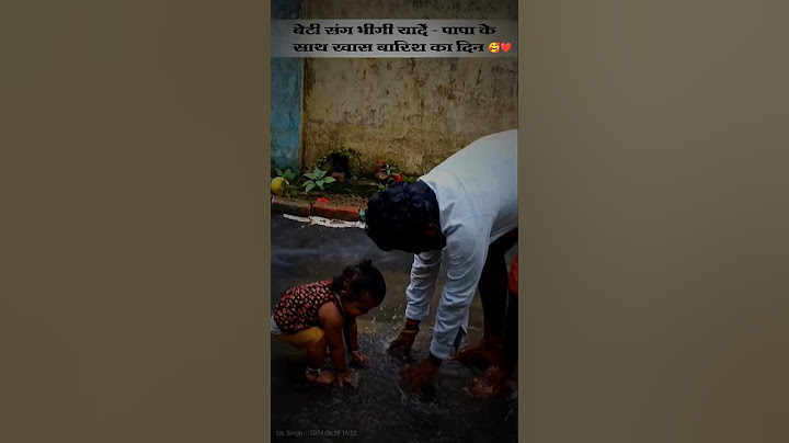 Rainy Day Joy with My Little Girl – Childhood Unfiltered 🫶🥰#rainyday #love #bachpan
