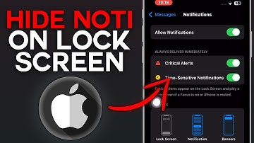 How to Hide Notifications on Lock Screen on iPhone in 2025