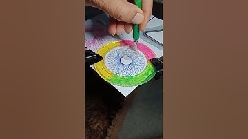 658SD. Geweldig Spirograph-patroon #spirograph