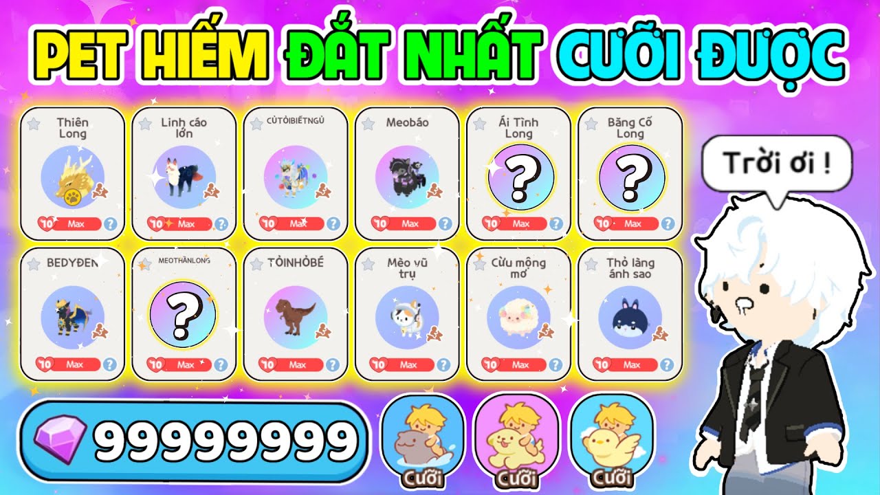 BEDY ĐÃ CHI SỐ TI.ỀN KHỦNG KHI MUA CÁC PET CƯỠI ĐƯỢC CỰC HIẾM NÀY | PLAY TOGETHER