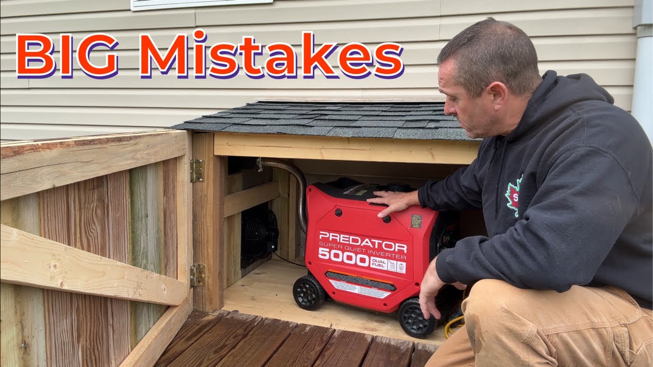 I Built My Generator Shed WRONG... Here's What I'd Fix