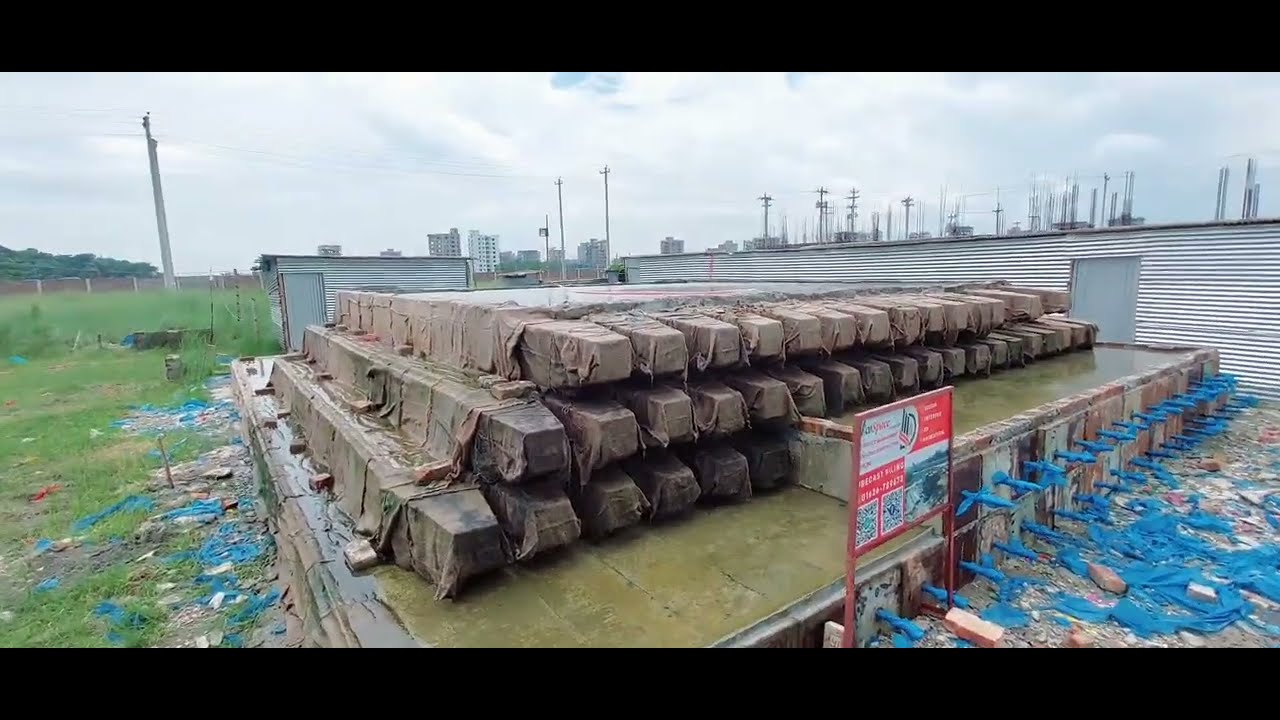 Precast Pile Manufacturing Work Completed at Jolshiri || Curing & Handover | Ecospace Creation