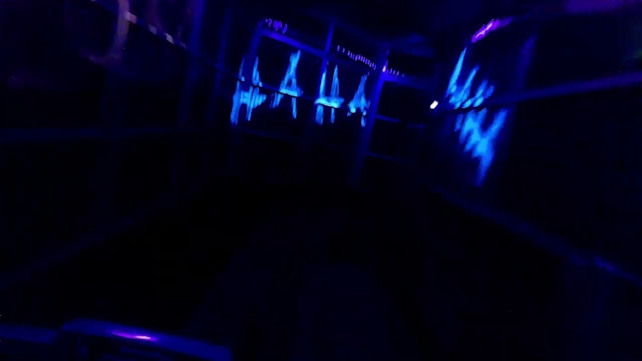 Six Flags Great America Dark Knight Coaster On-Ride (No Copyright)