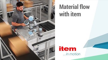 Internal material flow and more – all thanks to item in motion