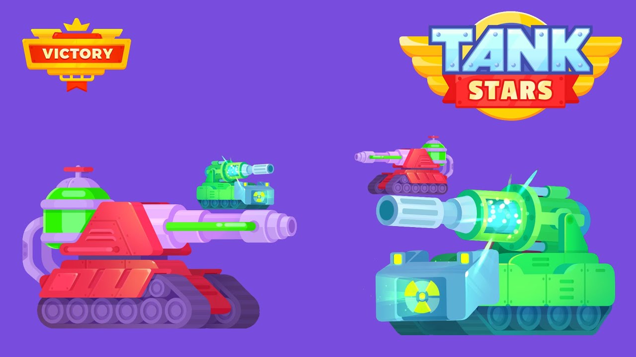TANK STARS TOXIC VS TOXIC AND ATOMIC VS ATOMIC GAMEPLAY