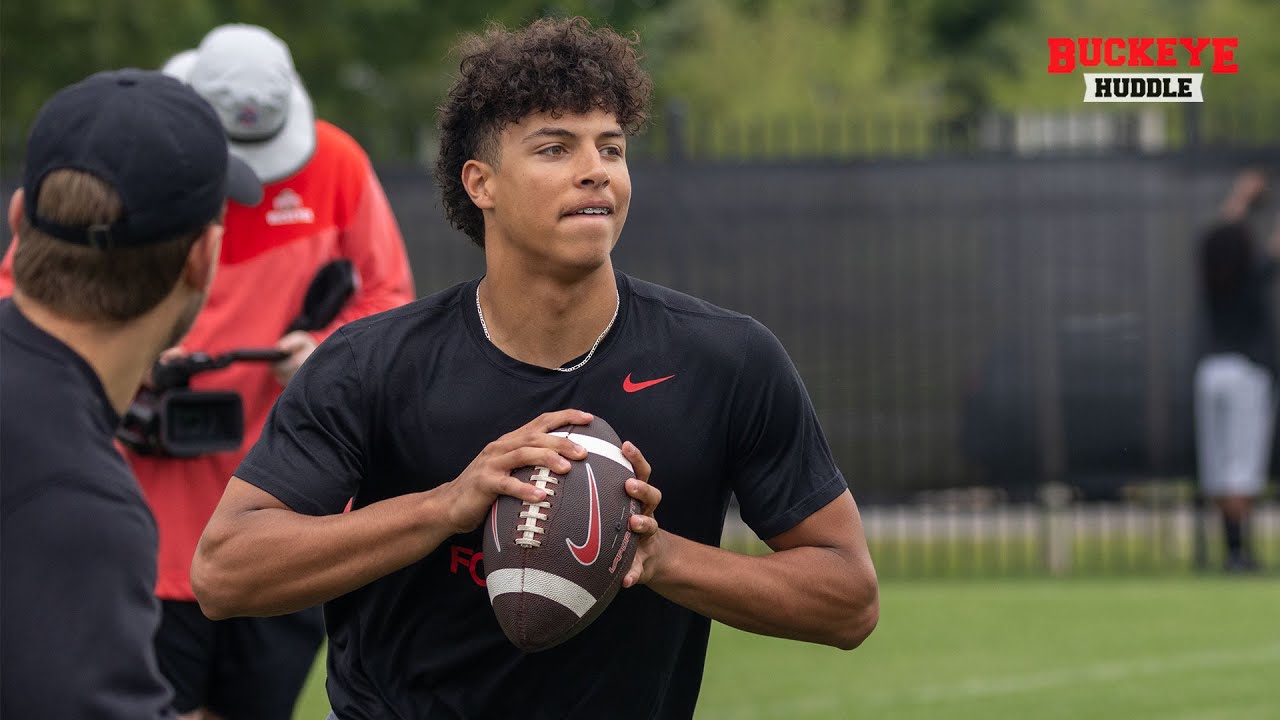 Tavien St. Clair brings the Buckeye Boom as the new 2025 QB commit