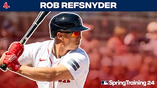 Wired: Rob Refsnyder Mic'd Up for Spring Training Game | Boston Red Sox