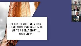 Early and Mid-career Faculty Workshop Session #2: Tips on Writing a Great Conference Proposal