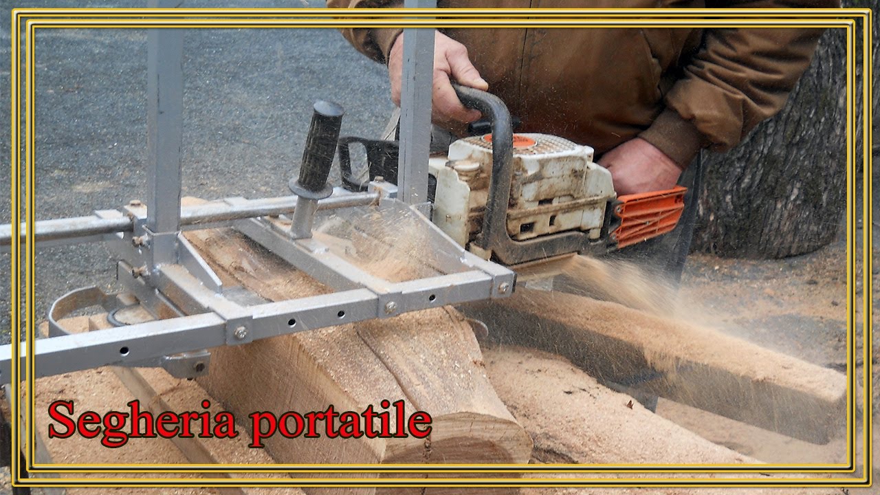 Segheria portatile [ woodworking tools jigs ] 