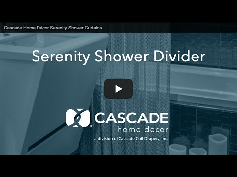 Cascade Home Décor Serenity Shower Curtains You Cascade Coil Shower Curtain