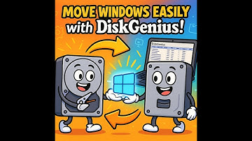 Migrate windows to another drive for free with DiskGenius