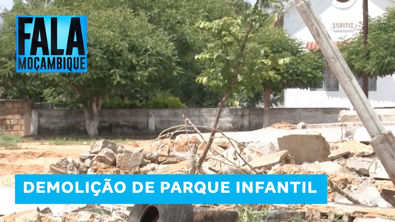 Demolição de parque infantil gera revolta entre residentes de Homoíne #Urbanismo @TVMiramar