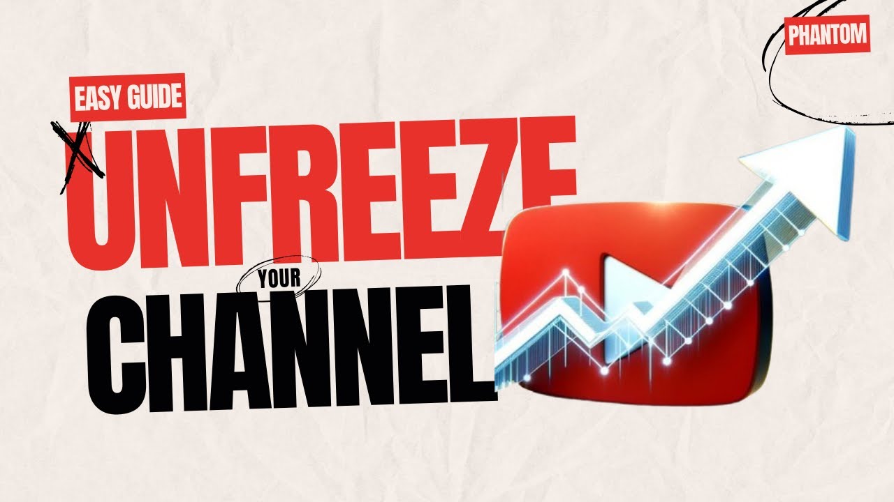 UNFREEZE YOUR CHANNEL : NO BS GUIDE