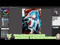 【解説付きイラストメイキング】初音ミク　描いてみた【メディバンペイント】