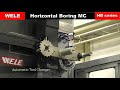 Wele mechatronic hb series horizontal boring machining center