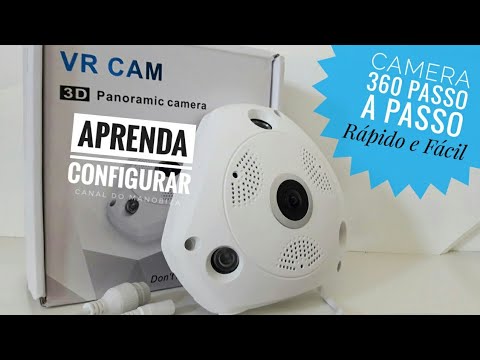 Como configurar VR Cmera IP Panormica 360 Wifi