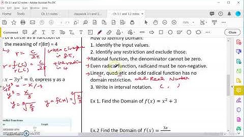 OpenStax College Algebra Ch 3.2 Domain # 1