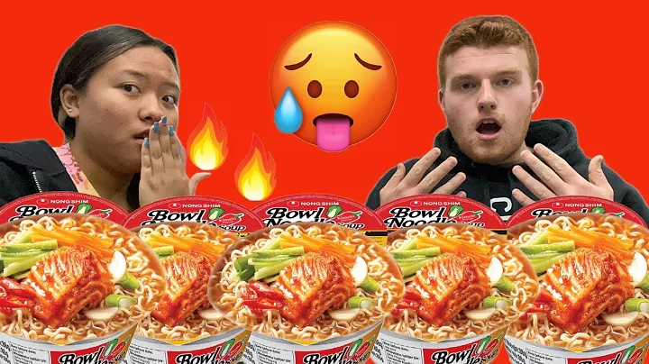 SPICY KIMCHI NOODLES CHALLENGE / "Too Hot"