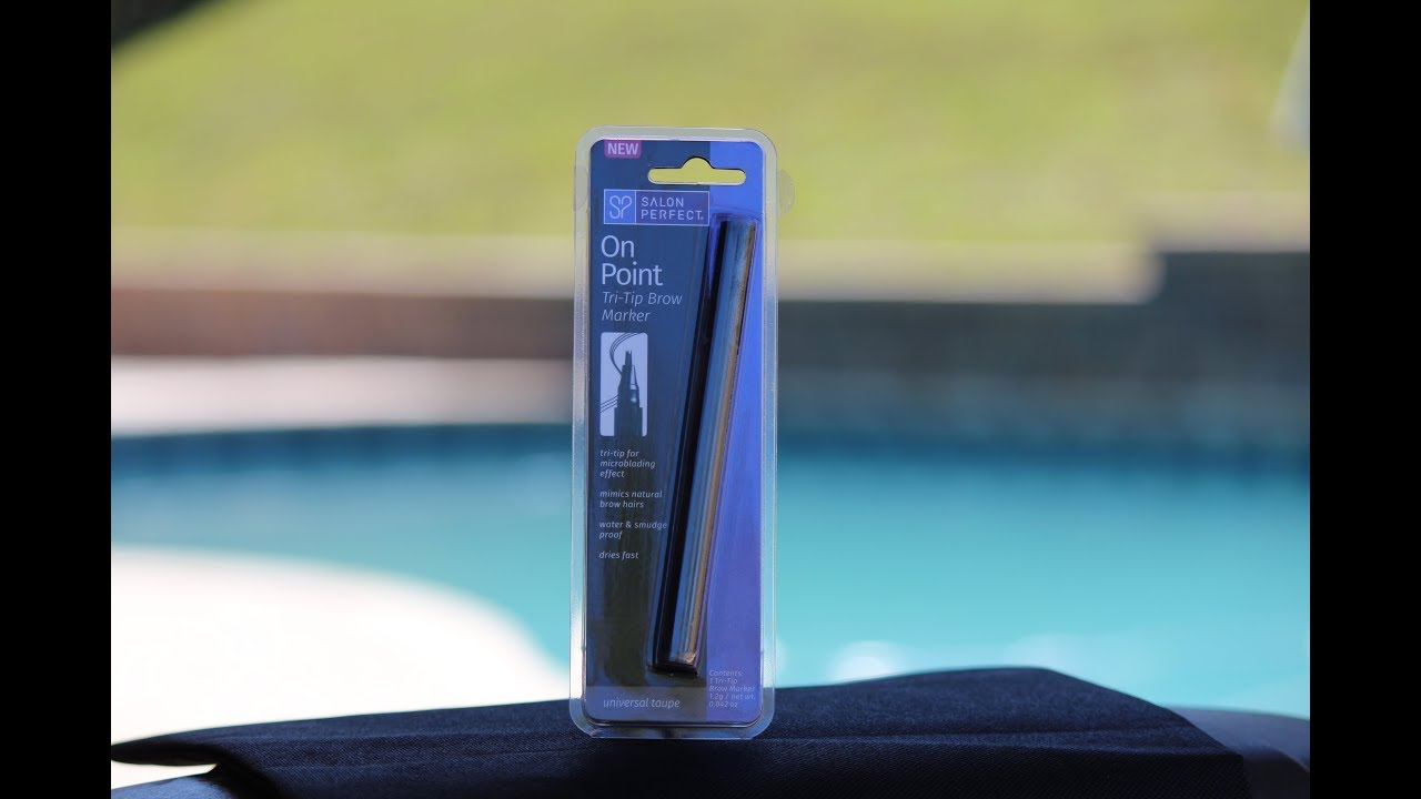Salon Perfect Tri-Tip Brow Marker Review - YouTube