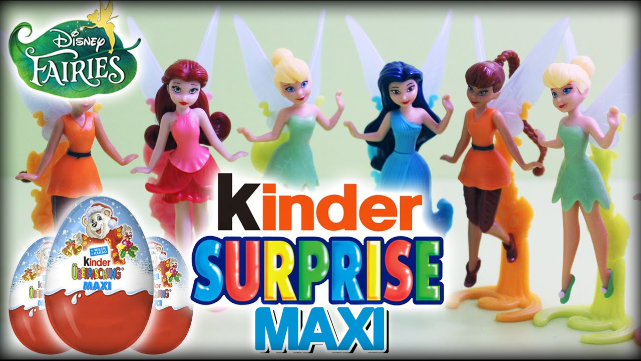 ♥ 10 Kinder Surprise MAXI Eggs Disney Fairies Überraschungseier (BIG